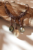 Perles de Tahiti et perle Australie collier cuir perles de culture certifiees
