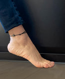 Bracelet de cheville Perle de Tahiti ajustable en taille