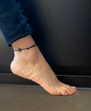 Bracelet de cheville Perle de Tahiti ajustable en taille