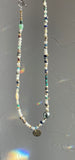 Collier de perles naturelles, antiques, jolie perle de Tahiti, argent 925 et plaqué or