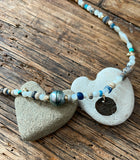 Collier de perles naturelles, antiques, jolie perle de Tahiti, argent 925 et plaqué or