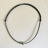 Bijou perle de Tahiti trois en un (collier, bracelet, bracelet de cheville)