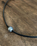 Bijou perle de Tahiti trois en un (collier, bracelet, bracelet de cheville)