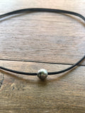 Bijou perle de Tahiti trois en un (collier, bracelet, bracelet de cheville)