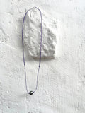 Collier perle de Tahiti sur soie japonaise, autres couleurs au choix