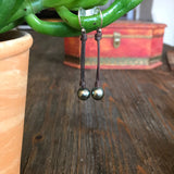 boucles oreilles perles tahiti, tahitian pearls earrings, dangling earrings, boucles d'oreilles pendantes