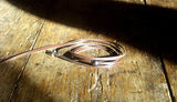 Tahitian pearl, adjustable bracelet, Australian leather, unisex, solid silver